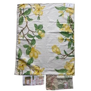 Brunschwig & Fils "Solange" fabric flowers vintage swatch 27 x 33